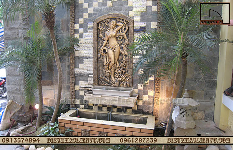 Báo giá thi công đài phun nước, tiểu cảnh sân vườn